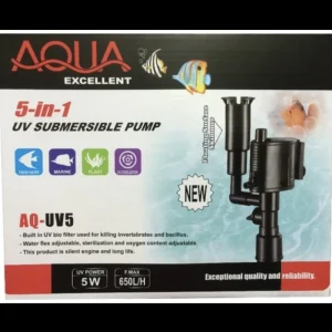 لامپ یووی آکواریوم آکوا AQ-UV5 (چندکاره)